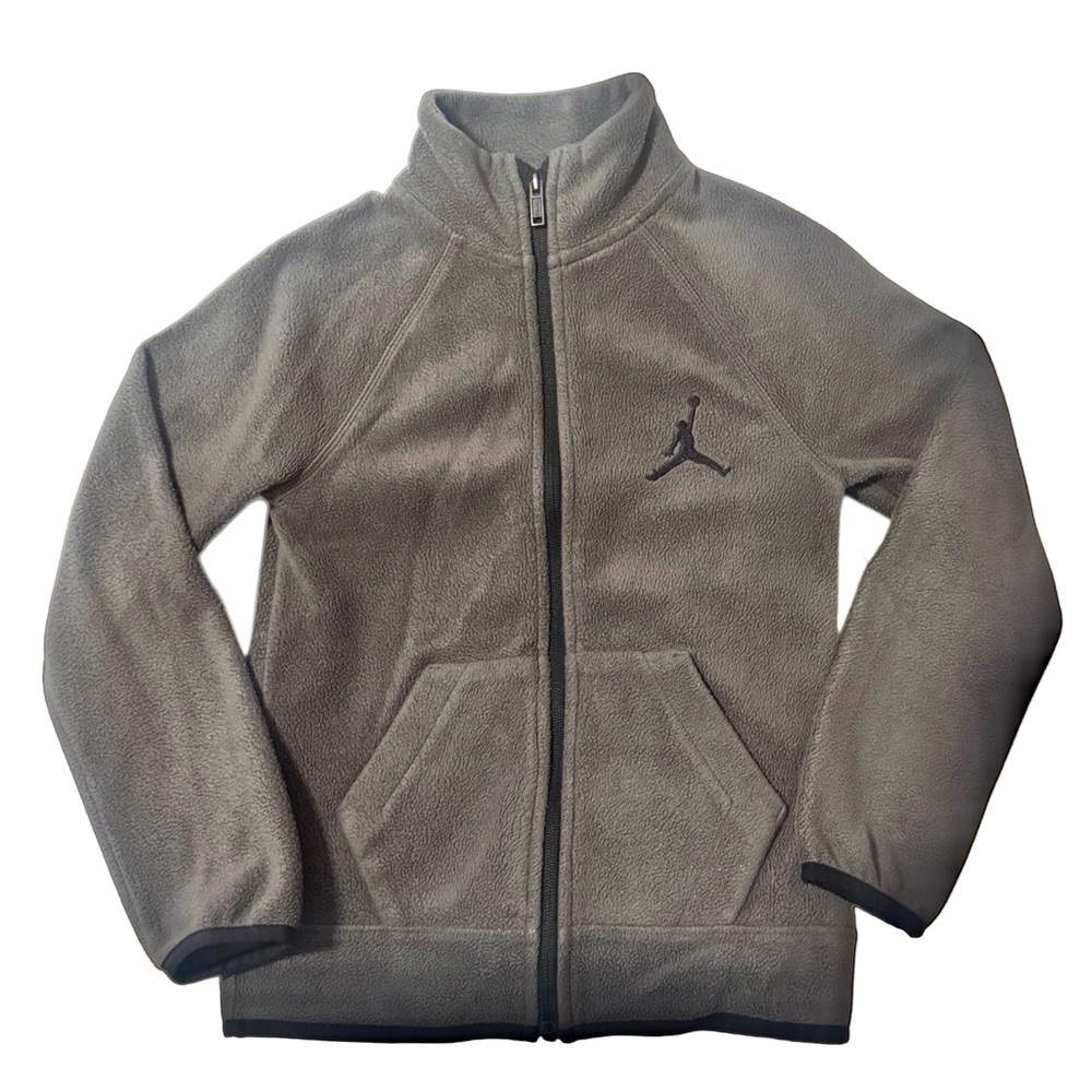 JORDAN Gray Fleece Kids Jacket